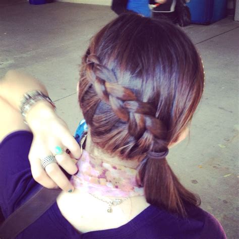Inside Out French Braid Tutorial 的图像结果