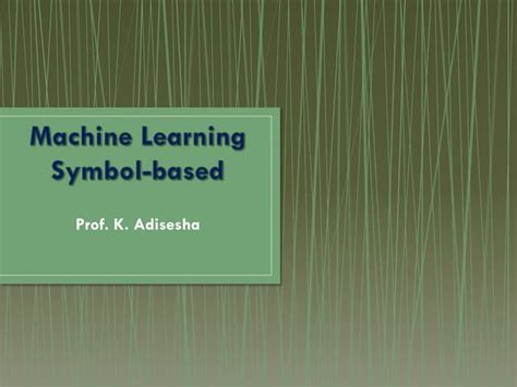 Machine Learning PPT 的图像结果