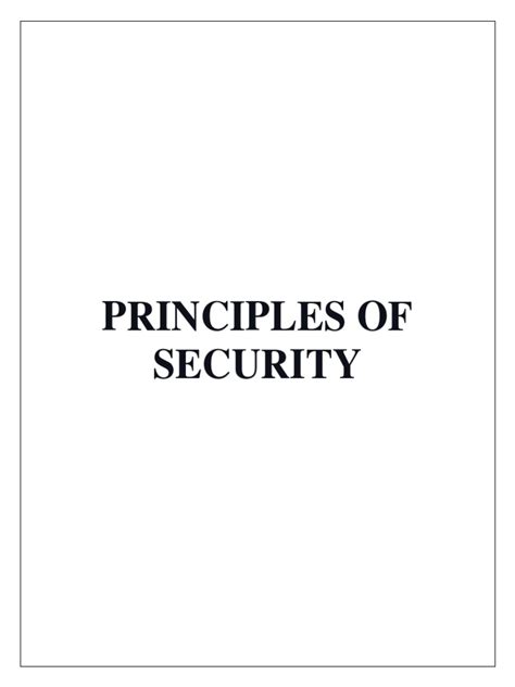 Image result for Basic Principles of Security
