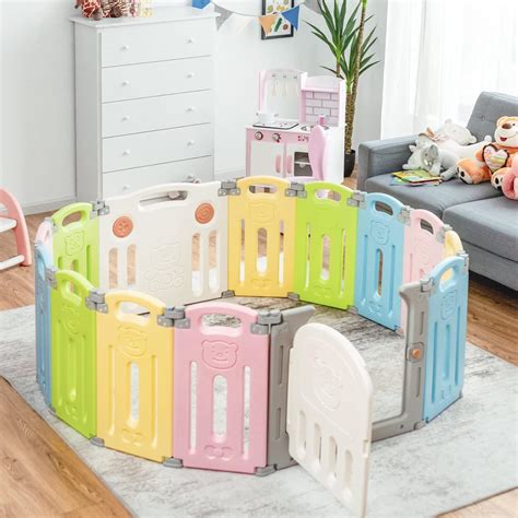 Costzon Baby Playpen, 14-Panel Foldable Kids Safety India | Ubuy
