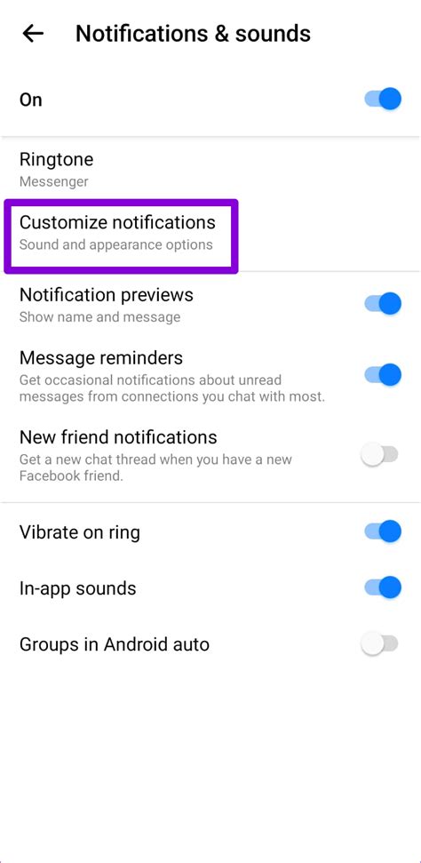 Image result for Messenger Notification Sound On
