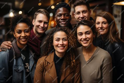 Premium AI Image | a group of people of different nationalities such as ...