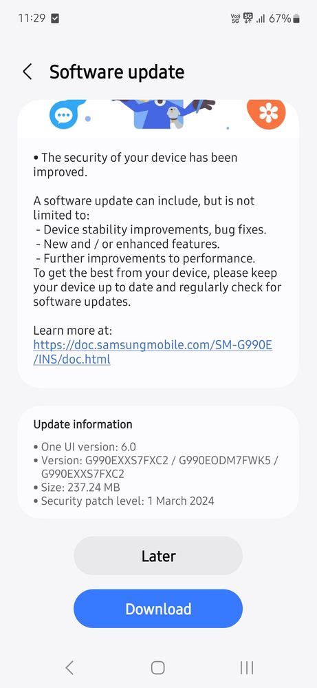 Samsung S21 Software Update 的图像结果