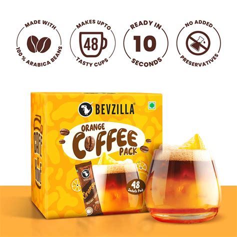 Orange Coffee Powder sachets– Bevzilla