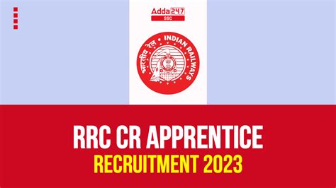RRC CR Apprentice Recruitment 2023, Last Date to Apply Online