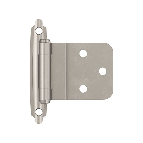 Buy AmerockCabinet Hinge | 3/8 inch (10 mm) Inset Hinge | Satin Nickel ...
