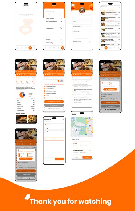 Robo Chef ( UI/UX design for AI recipe generator app ) :: Behance