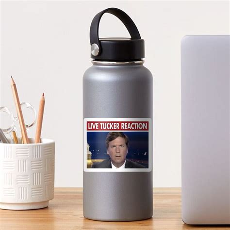 "Live Tucker Reaction" Sticker for Sale by WalterBenson | Redbubble