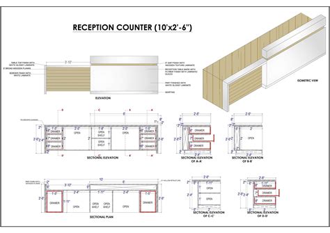 Depth Of Hotel Reception Desk