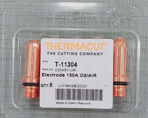 Plazma Electrode - THERMACUT Plasma Cutting ELECTRODE 220181 Trader ...