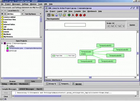 jGRASP GUI Tutorial 的图像结果