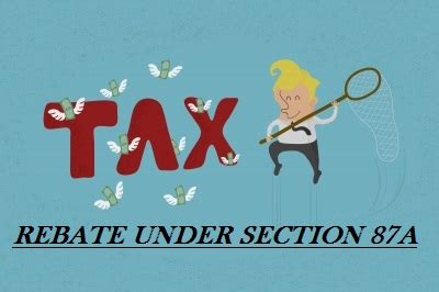 Income Tax Rebate: Rebate Under Section 87A of Income Tax Act, 1961