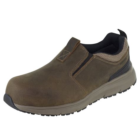 Northside Men's, Nano Toe, Slip-On Work Shoe, 13, Medium, Medium Brown ...