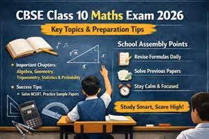 CBSE class 10 maths exam 2026: Key chapters, smart prep tips and other ...