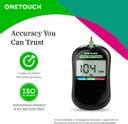 OneTouch Select Plus Simple Glucometer (FREE 10 strips + lancing device ...
