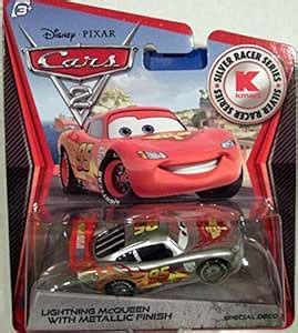Disney / Pixar CARS 2 Movie Exclusive 155 Die Cast Car SILVER RACER ...
