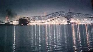 Francis Scott Key Bridge in Baltimore collapses after being hit by ship ...