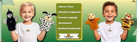 Buy Chamantricks Storytelling Plush Puppets | Lion | Crocodile | Parrot ...