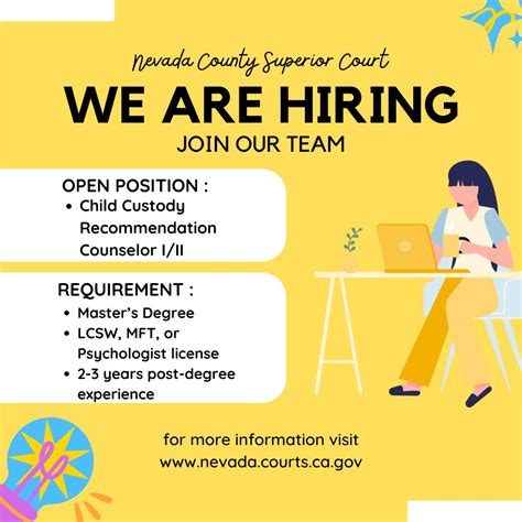 Superior Court of California, County of Nevada on LinkedIn: #hiring