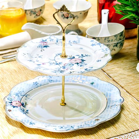 Spring Meadows Two Tier Dessert Stand – Vigneto