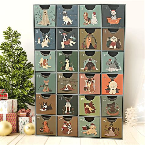 Christmas Dog Advent Calendar 2023, Reusable Dog Advent Calendar with ...