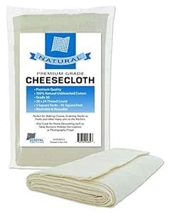 DeRoyal Natural Cheesecloth for Cooking, Straining and Basting ...
