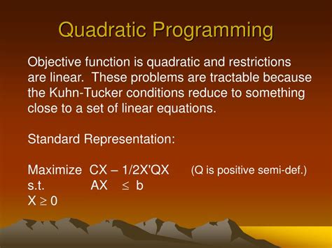 Image result for Nonlinear Quadratic Programming