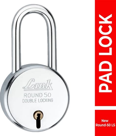 Link 50mm New Round Long Shackle | Steel Body | Brass Lever | Made In ...