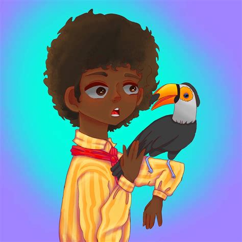 Download Antonio Madrigal Neon Blue Purple Art Wallpaper | Wallpapers.com