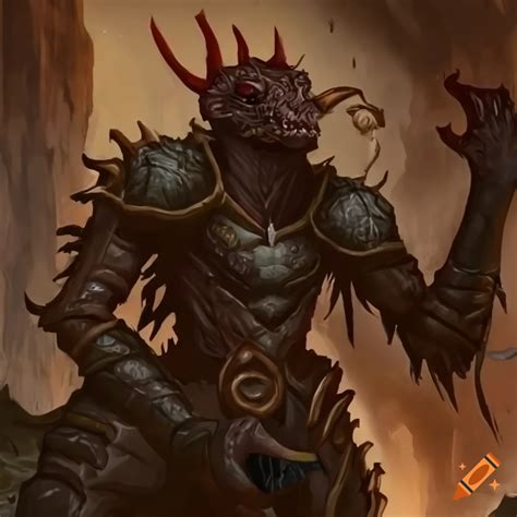 Thri-Kreen character from Dungeons and Dragons 5e on Craiyon