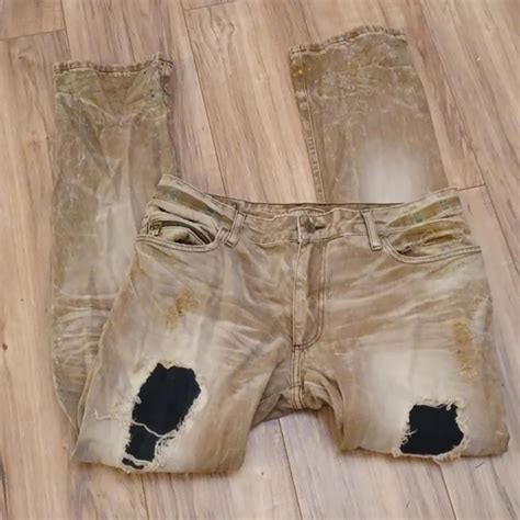 Men's Tan Jeans | Depop