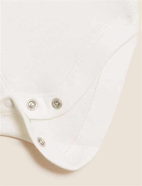 Buy Pure Cotton Daddy Slogan Star Bodysuit at Marks & Spencer