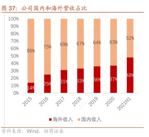 图10：2019年公司海外业务收入达3-8亿元，营收占比29-0%_行行查_行业研究数据库