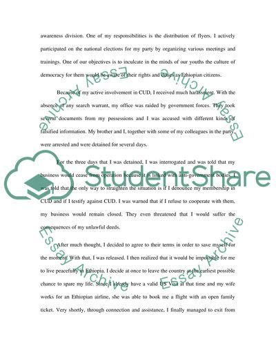 Image result for Asylum Paper Sample