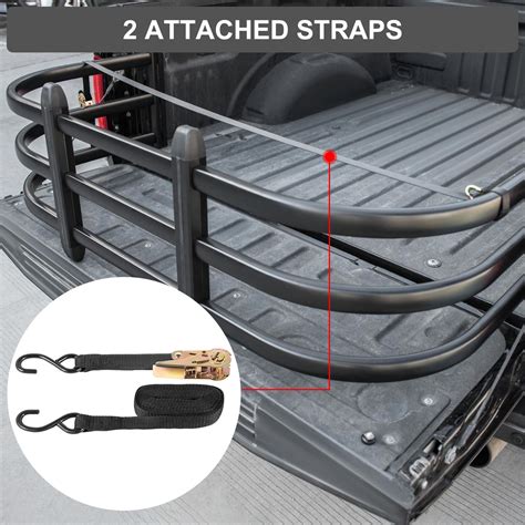 VEVOR Truck Bed Extender Tailgate Extension, Black Pickup Bed Expander ...
