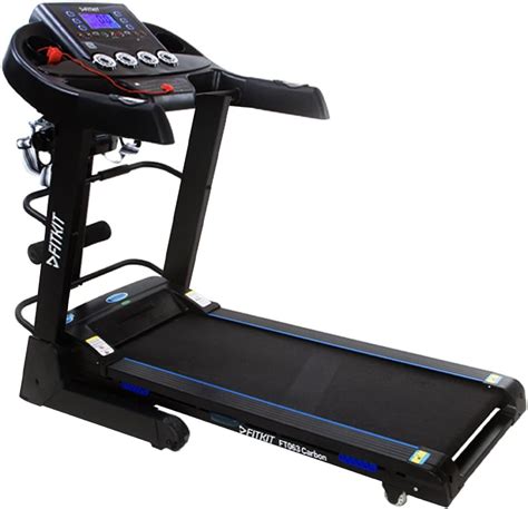 Buy Fitkit by Cult.Sport FT063 Carbon (3HP Peak) DC-Motorized Treadmill ...
