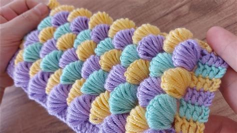 Crochet Shell Blanket – free Tutorial – Tutorials & More