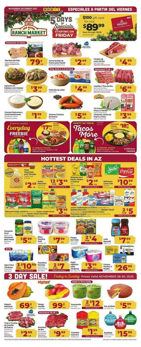 Cardenas Market Weekly Ad from November 28