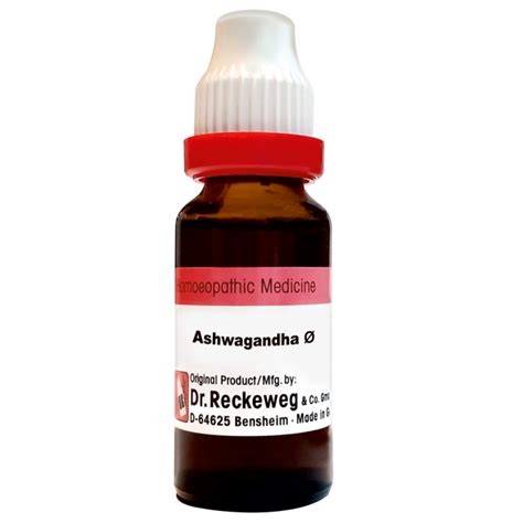 Dr. Reckeweg Ashwagandha Q Mother Tinctures, Buy Dr. Reckeweg ...