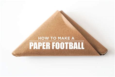 Image result for Origami Football Tutorial