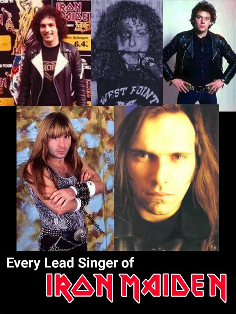 Every Lead Singer of Iron Maiden | Iron maiden, Iron maiden band, Iron ...