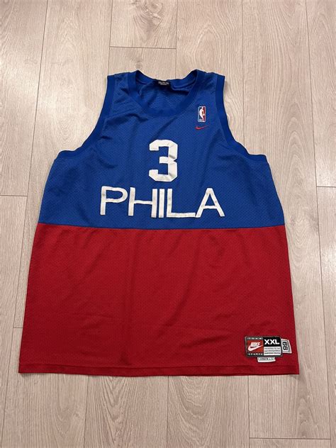 Nike Vintage Philadelphia 76ers Allen Iverson Basketball Jersey | Grailed
