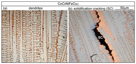 Solidification and Liquation Cracking in Welds of High Entropy ...