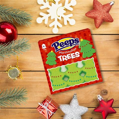 Buy 2023 Peeps Christmas Trees Marshmallow Candies, Holiday Themed ...