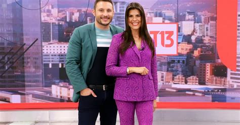 Francesco Gazzella debutó en Teletrece AM: Natalia López lo echó a agua ...