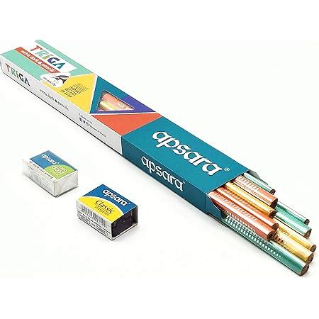 Apsara Aps Jumbo Pencils, Pack of 5, Multicolour : Amazon.in: Home ...