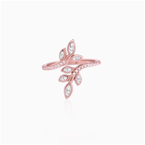 Rose Gold Pure Poise Ring | Women Rings – GIVA