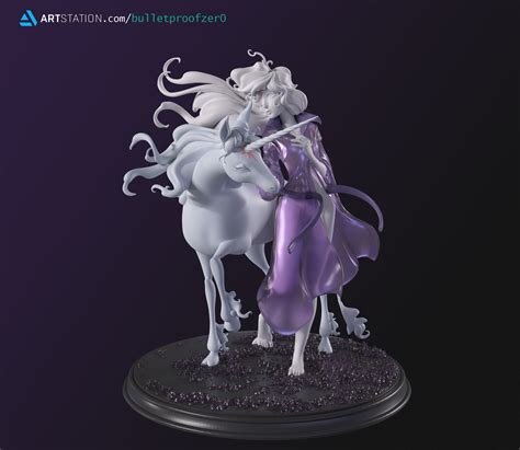 ArtStation - Lady Amalthea from The Last Unicorn