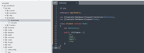 How do I export data to excel in Laravel PHP