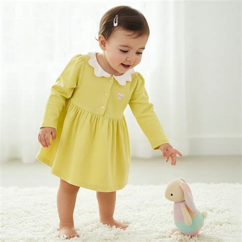 Buy Juniors A-line Dress with Scallop Collar from Juniors at just INR ...